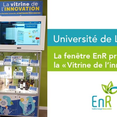 La fenêtre EnR présentée dans la « Vitrine de l’innovation »